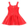 Subblime - 957681 Robe En Cuir Avec Fermeture Éclair Coeur Rouge S/M